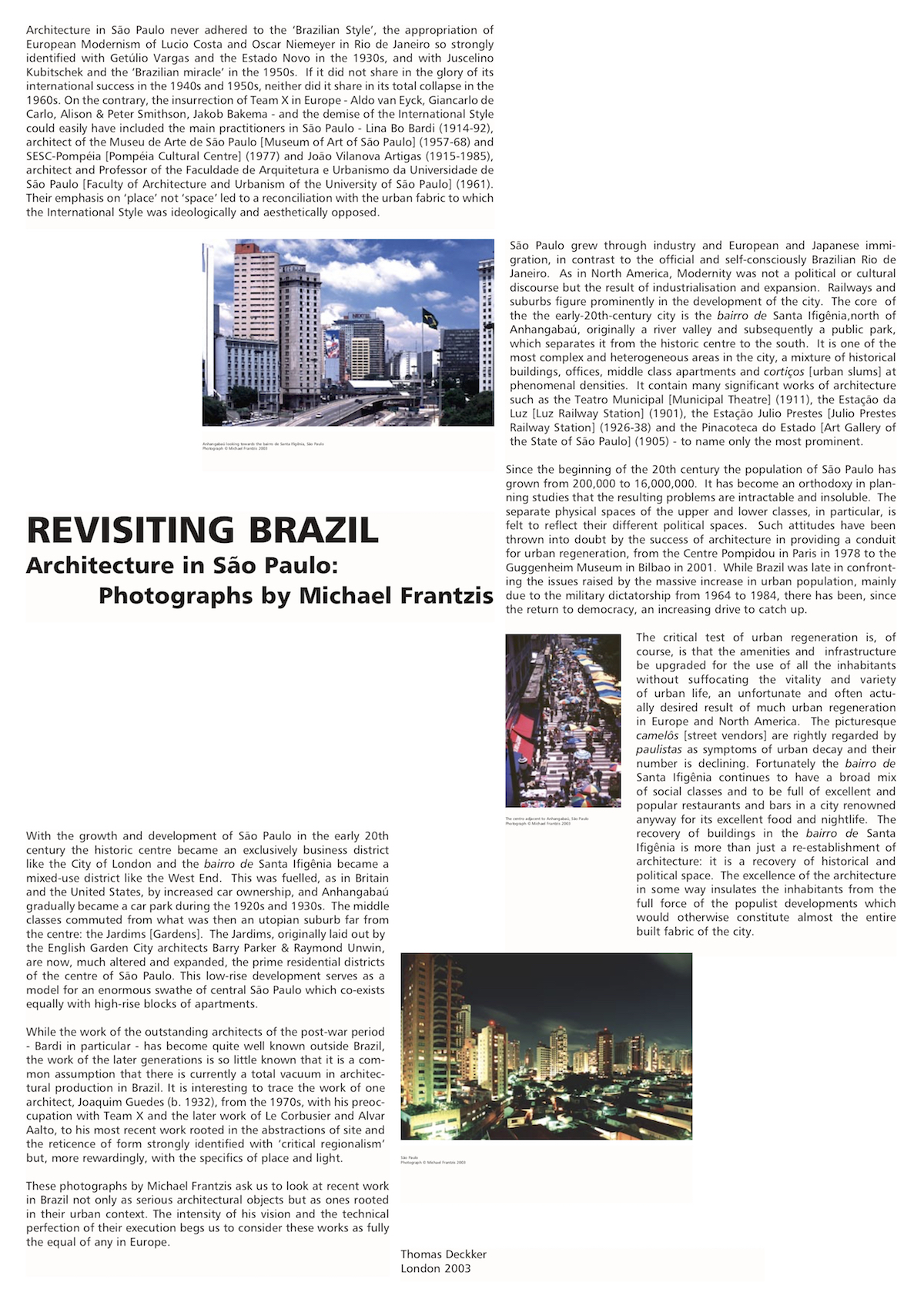 Sao Paulo text panel
